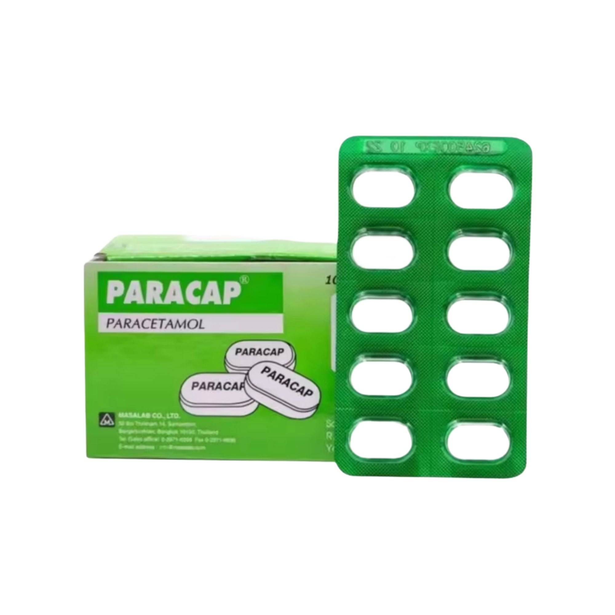 Paracap Paracetamol 500mg Tablet ပါရာစိမ်း