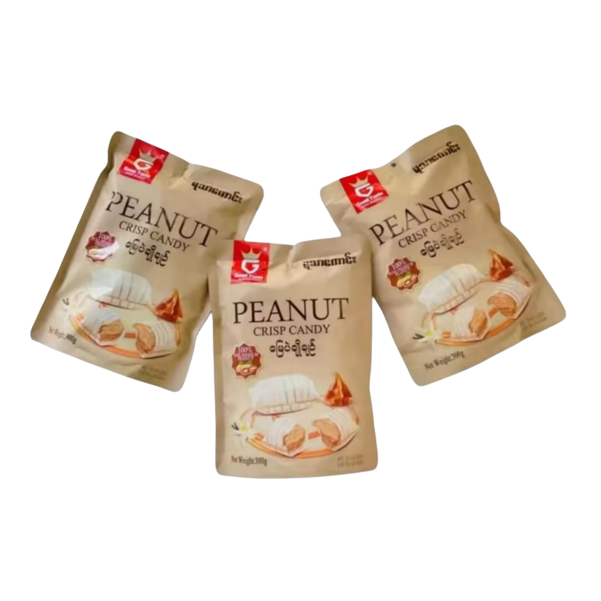Good Taste Peanut Crisp Candy 340g မြေဲပဲချိုချဥ်